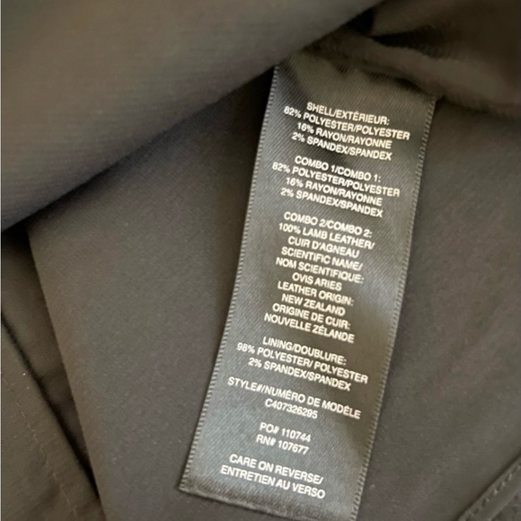 ALICE+OLIVIA Lennon Lamb Leather Ottoman Stitch preppy academia Skirt Size 2 - Picture 9 of 9